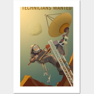 Technicians Wanted Terraform Mars Posters and Art